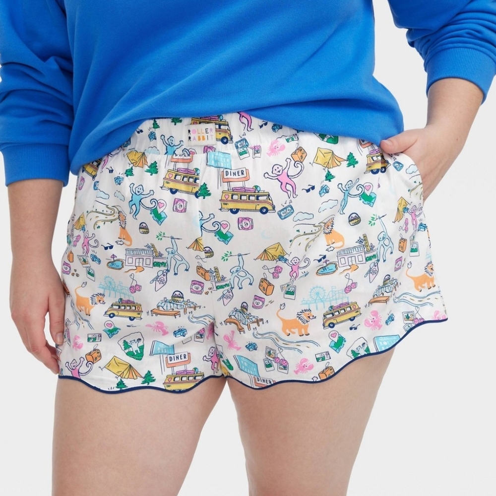 Roller Rabbit x Target Roadtrip Poplin Boxer Pajama Shorts